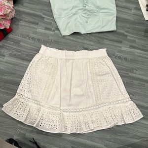 LoveShackFancy Mini-Skirt